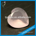 Faceted Light Pink Decorative Heart Glass Stones